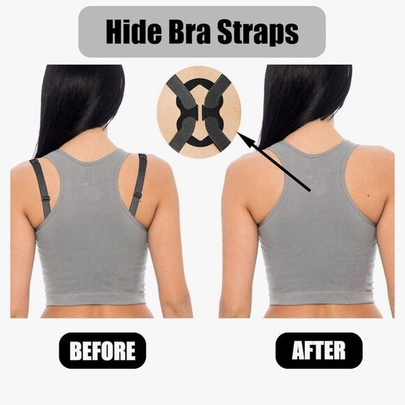 Bra Strap Clips and Bra Straps Holder Set - Picture 4 of 9